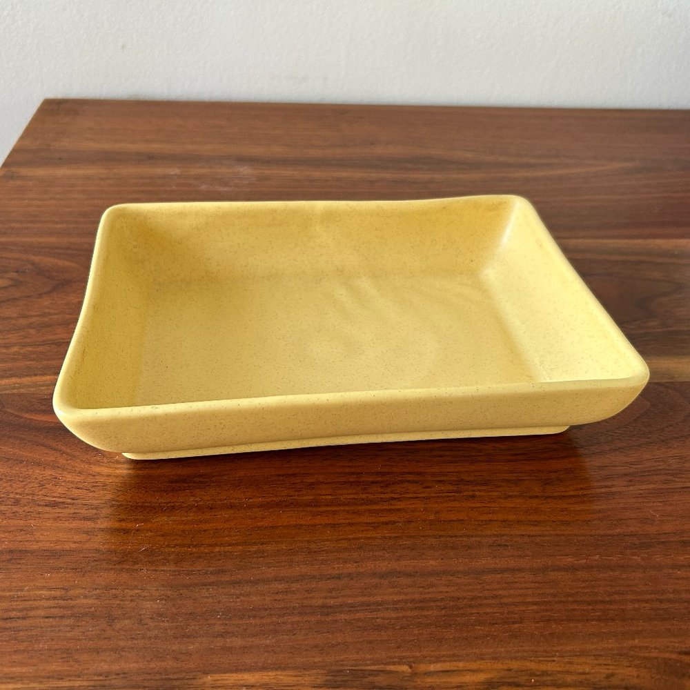Vintage Gilmer Potteries No. 273 Light Yellow Tray/Dish